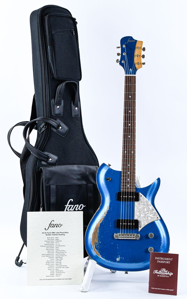 Fano RB6 Alt de Facto Lake Placid Blue Heavy Relic | The